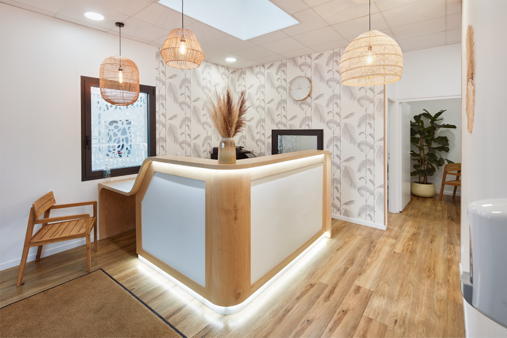 Espace d'accueil — cabinet dentaire Monteux
